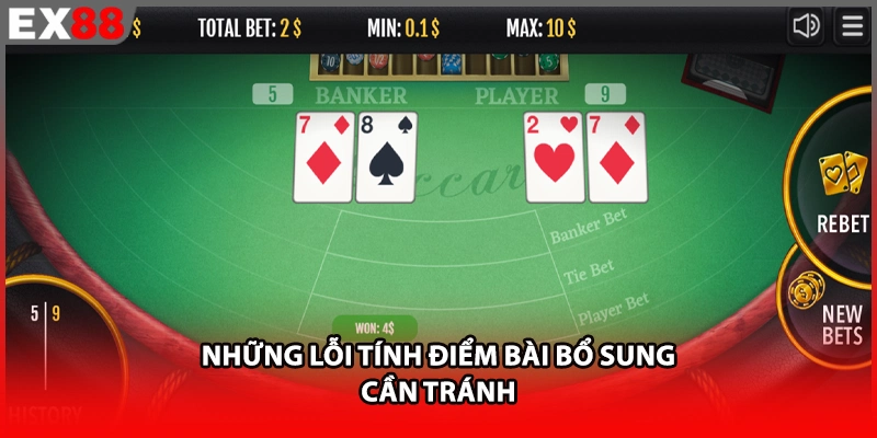 Những lỗi tính điểm bài bổ sung cần tránh